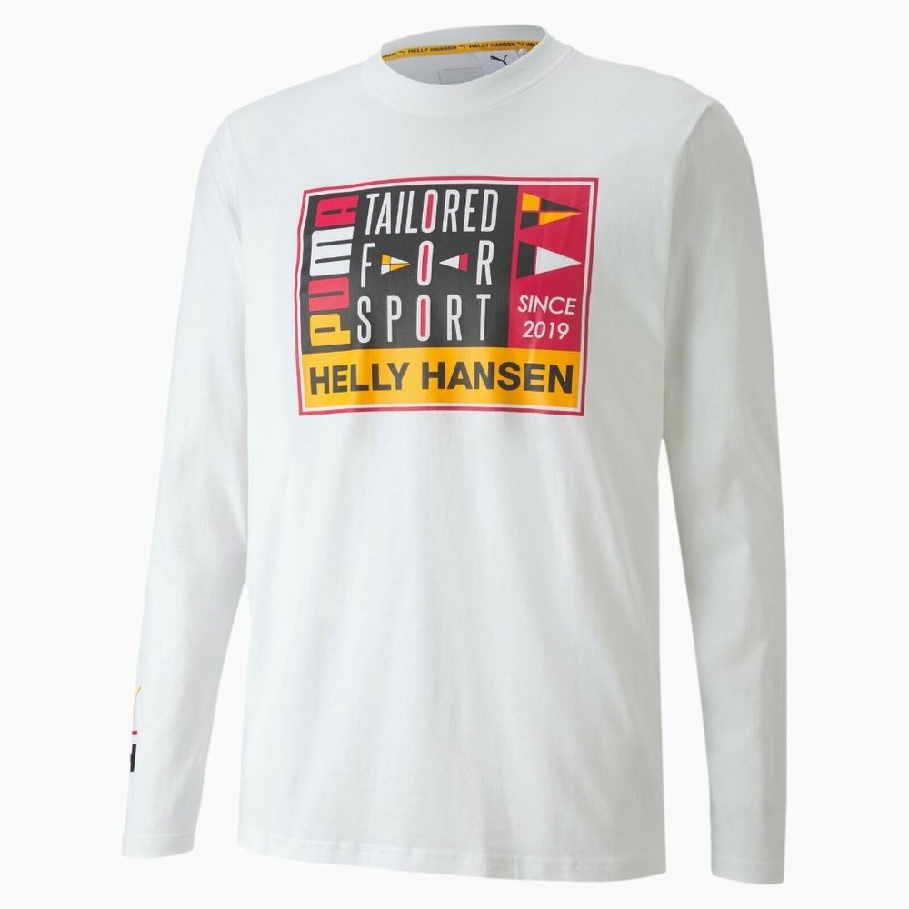 Puma x Helly Hansen Long Sleeve Graphic T Shirt Men's Size S New With Tags
